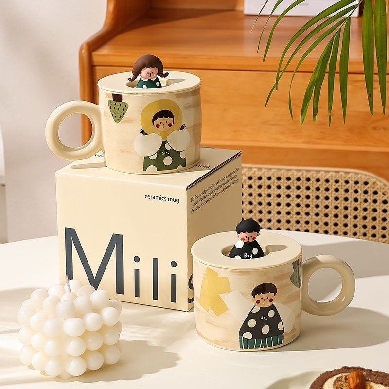 Cute Couple OK Mug