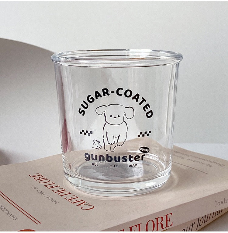 Cute Animal-Themed Glass Cup