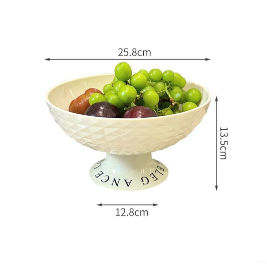 Cream Bow Draining Bowl