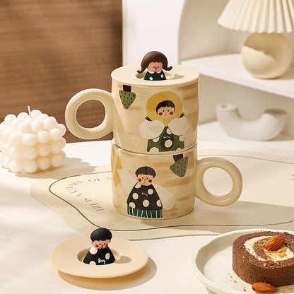 Cute Couple OK Mug