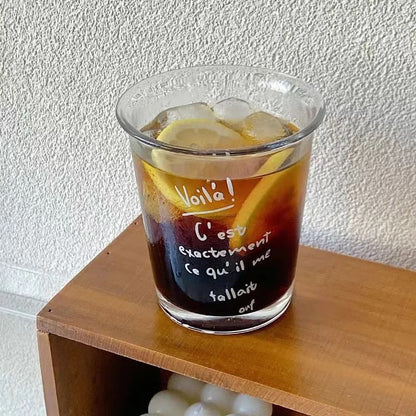 Bon Appétit & Voilà Glass Cup
