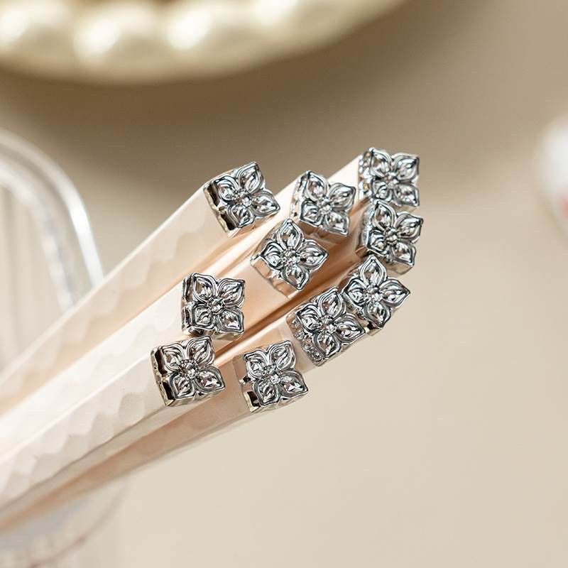 Luxury Diamond-Tipped Chopsticks