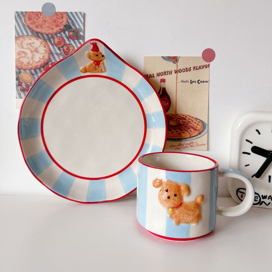 Birthday Dog Mug & Plate Set