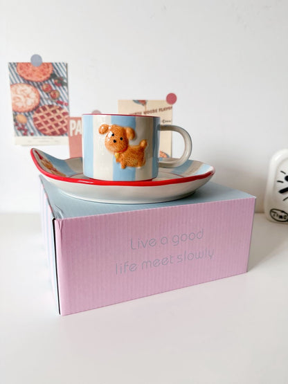 Birthday Dog Mug & Plate Set