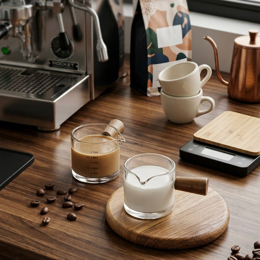 Glass Espresso Shot Cup - 75ml