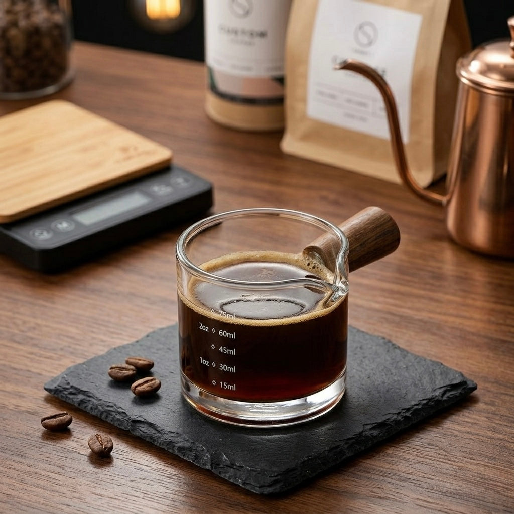 Glass Espresso Shot Cup - 75ml