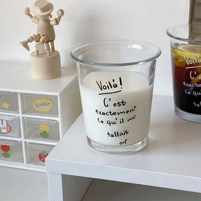 Bon Appétit & Voilà Glass Cup