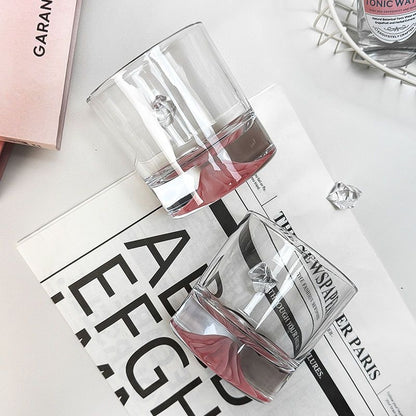 Pink Mountain Whiskey Glass