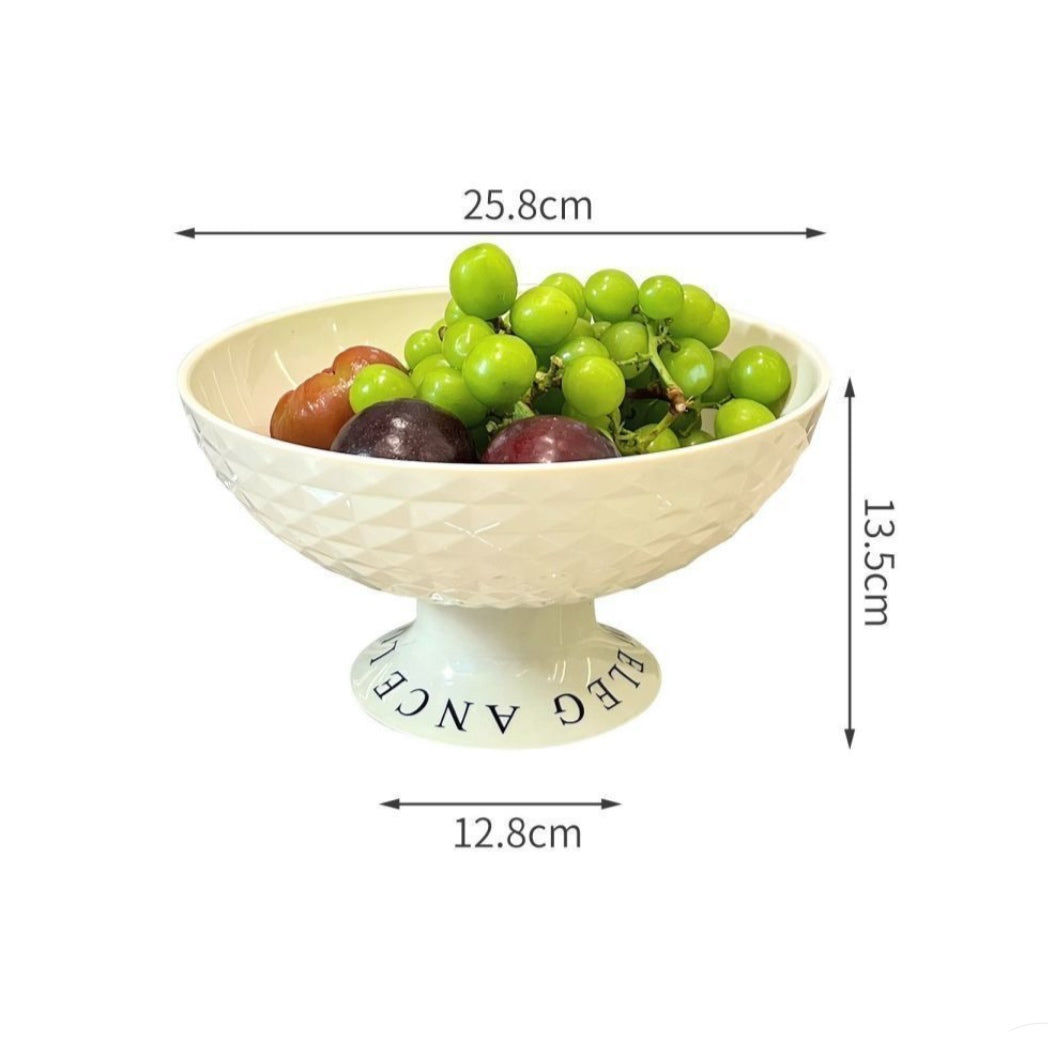 Cream Bow Draining Bowl