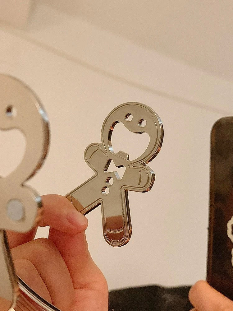 Gingerbread Man Bottle Opener with Magnets